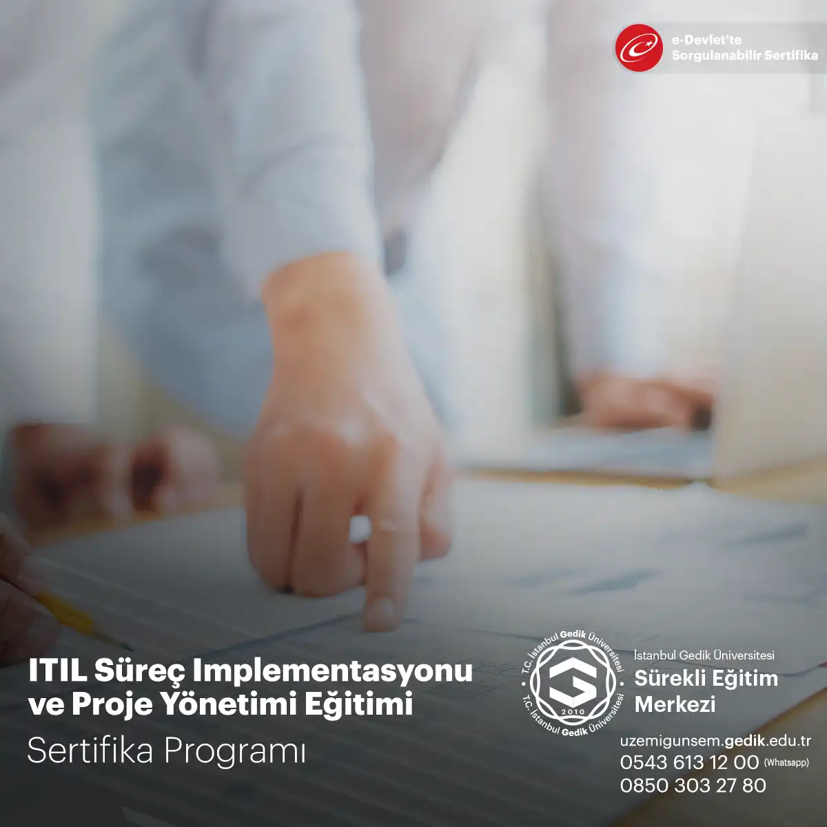 ITIL Süreç Implementasyonu ve Proje Yönetimi Eğitimi 